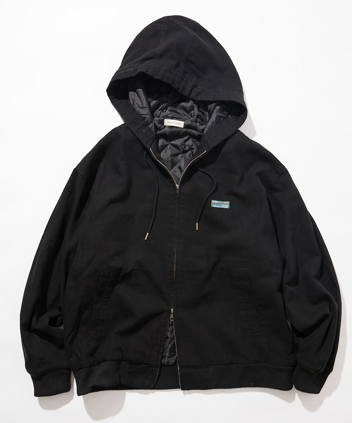 FREAK'S STORE vintage-finished zip-up duck Jacket 復古拉鍊連帽外套