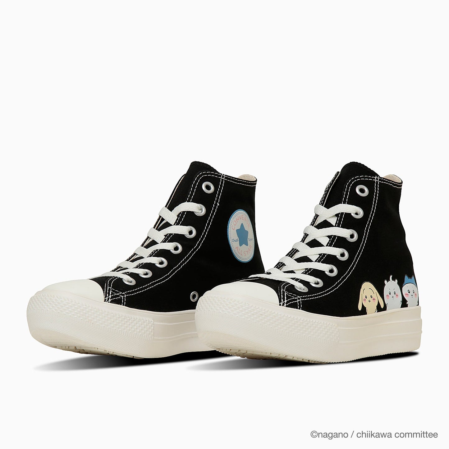 日本限定 CONVERSE ALL STAR LIGHT PLTS PT HI / CHIIKAWA 吉伊卡哇高筒帆布鞋