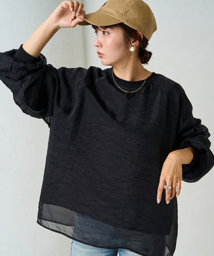 特價 FREAK'S STORE 拼接歐根紗休閒上衣