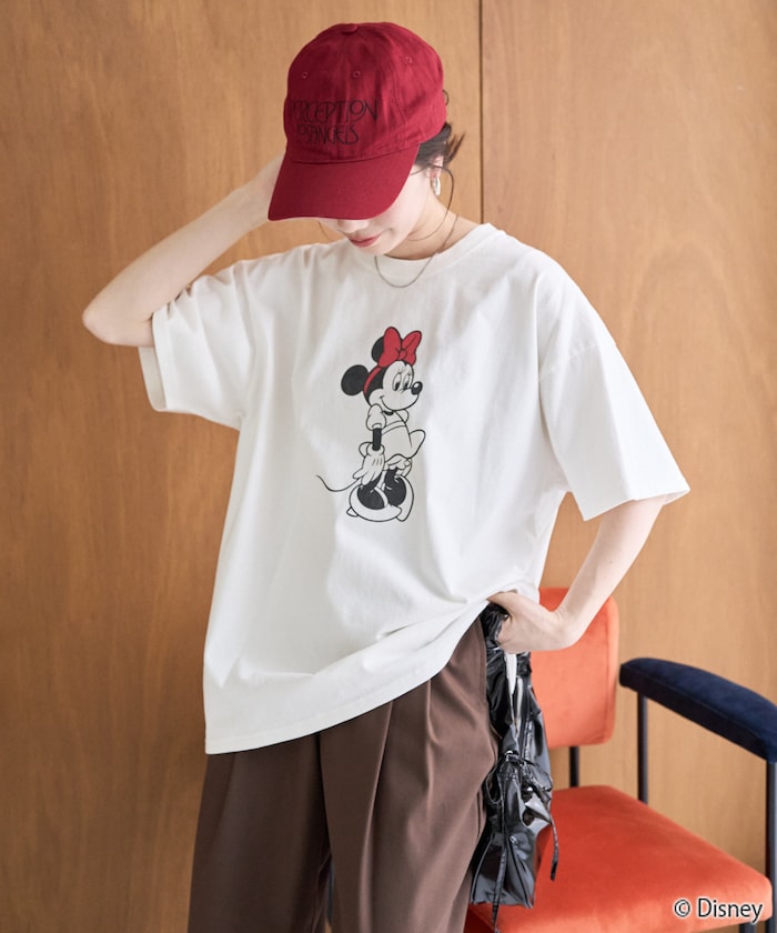 FREAK'S STORE Minnie Mouse 限定米妮印花短袖T恤