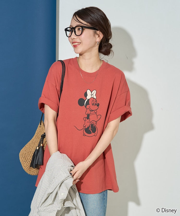 FREAK'S STORE Minnie Mouse 限定米妮印花短袖T恤