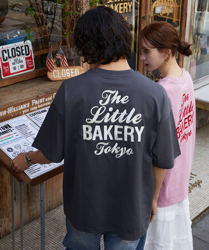 FREAK'S STORE x The Little BAKERY Tokyo logo embroidered Short sleeve T-shirt 印花刺繡短袖T恤