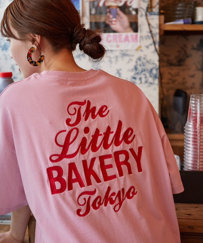 FREAK'S STORE x The Little BAKERY Tokyo logo embroidered Short sleeve T-shirt 印花刺繡短袖T恤