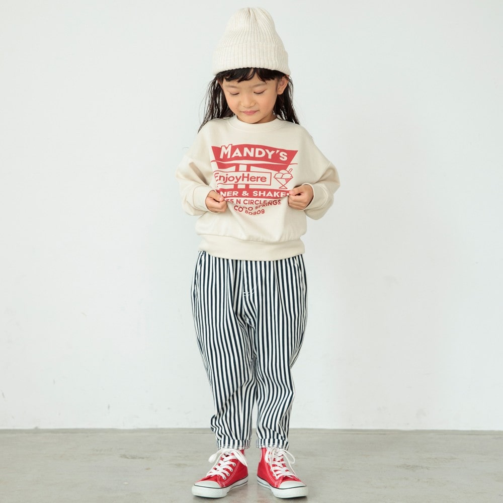 DRCbranshes eiko聯名 輕薄內刷毛印花大學T上衣