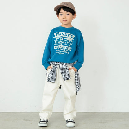 DRCbranshes eiko聯名 輕薄內刷毛印花大學T上衣