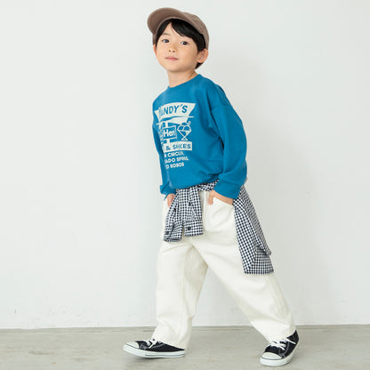 DRCbranshes eiko聯名 輕薄內刷毛印花大學T上衣