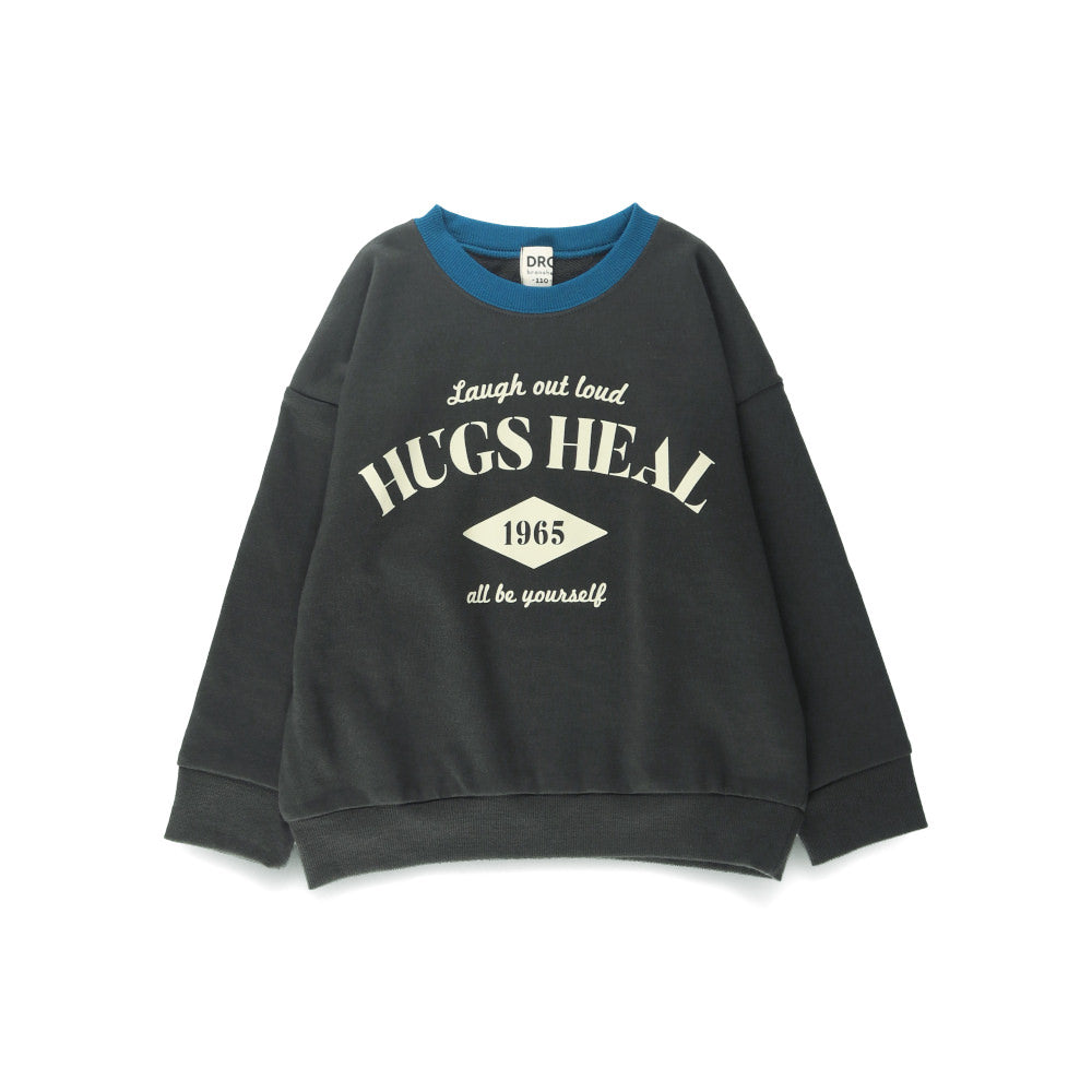 DRCbranshes eiko聯名 輕薄內刷毛印花大學T上衣