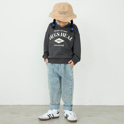 DRCbranshes eiko聯名 輕薄內刷毛印花大學T上衣