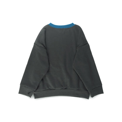 DRCbranshes eiko聯名 輕薄內刷毛印花大學T上衣