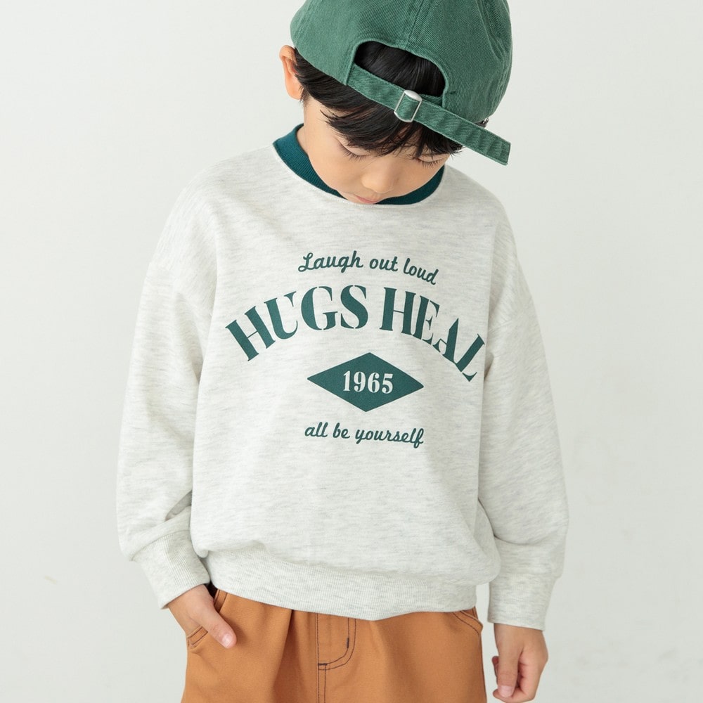 DRCbranshes eiko聯名 輕薄內刷毛印花大學T上衣