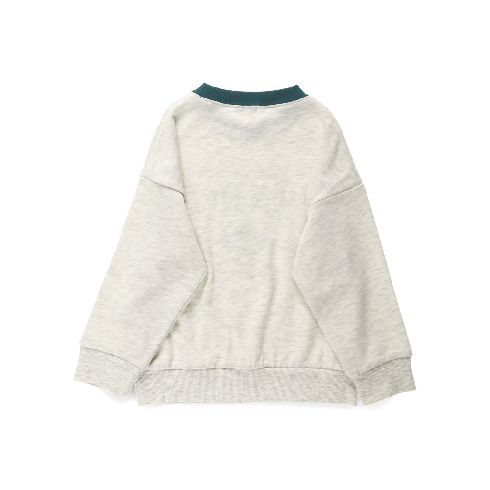 DRCbranshes eiko聯名 輕薄內刷毛印花大學T上衣