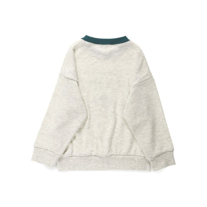 DRCbranshes eiko聯名 輕薄內刷毛印花大學T上衣