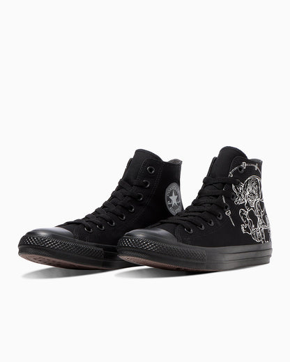 日本限定 CONVERSE ALL STAR FUJINRAIJIN HI 限定設計高筒帆布鞋