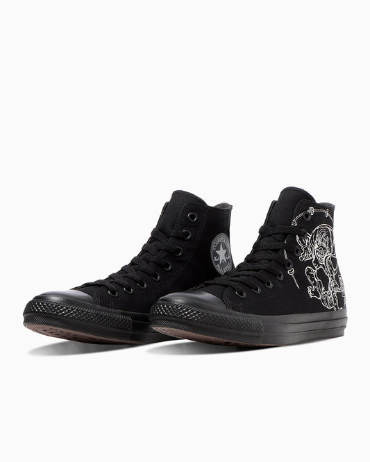 日本限定 CONVERSE ALL STAR FUJINRAIJIN HI 限定設計高筒帆布鞋