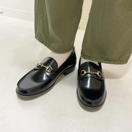 日本製HARUTA 金屬飾扣樂福鞋 #239