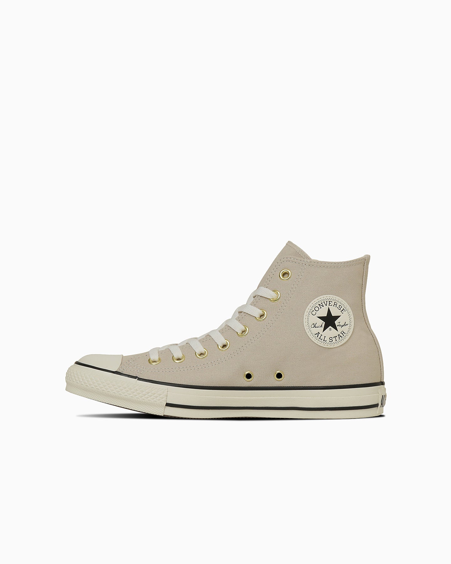 日本限定 CONVERSE ALL STAR GOLDZIP HI 金色拉鍊高筒帆布鞋