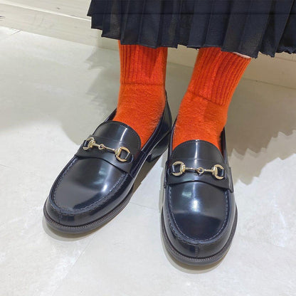 日本製HARUTA 金屬飾扣樂福鞋 #239