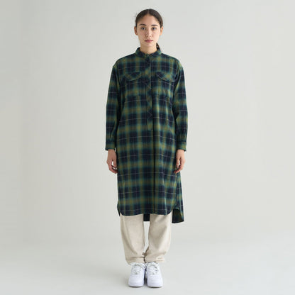 特價 NANGA FADE PLAID 格紋露營風襯衫洋裝