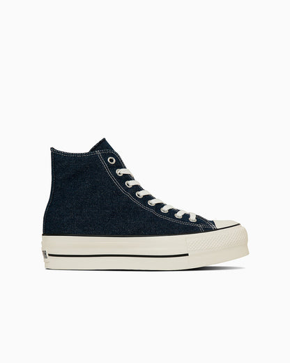 日本限定 CONVERSE ALL STAR LIFTED DM HI 牛仔單寧高筒厚底鞋