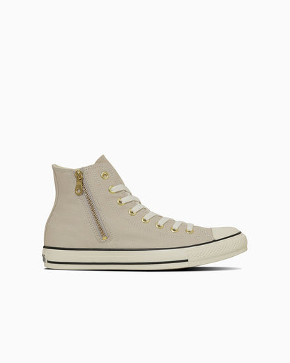 日本限定 CONVERSE ALL STAR GOLDZIP HI 金色拉鍊高筒帆布鞋