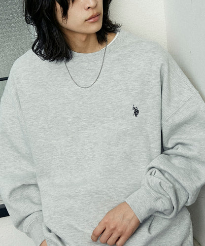 U.S. POLO ASSN. CREW NECK SWEAT 長袖圓領運動大學T【預約商品 | 2025/09下旬出貨】