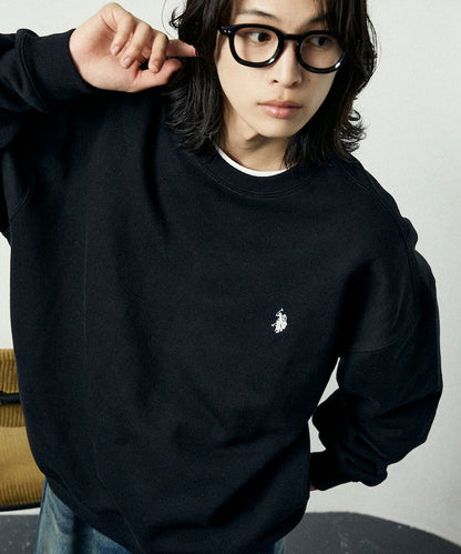 U.S. POLO ASSN. CREW NECK SWEAT 長袖圓領運動大學T【預約商品 | 2025/09下旬出貨】