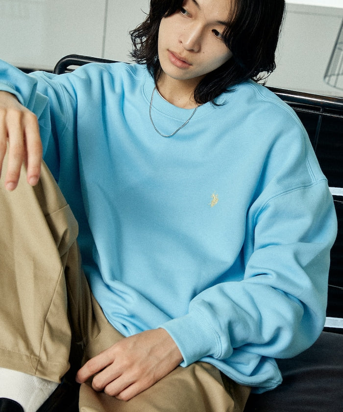 U.S. POLO ASSN. CREW NECK SWEAT 長袖圓領運動大學T【預約商品 | 2025/09下旬出貨】