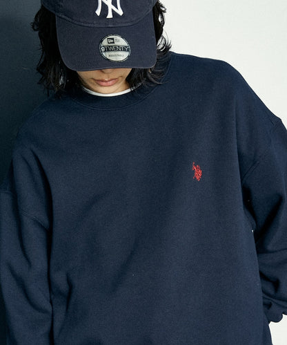 U.S. POLO ASSN. CREW NECK SWEAT 長袖圓領運動大學T【預約商品 | 2025/09下旬出貨】