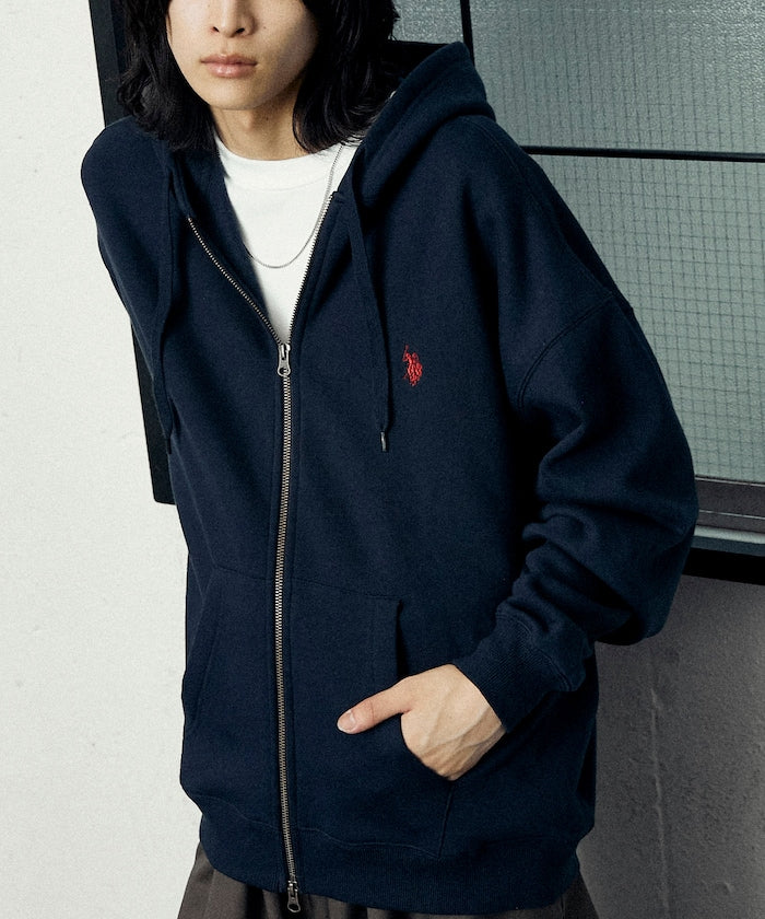 U.S. POLO ASSN. FULL ZIP HOODIE 拉鍊連帽外套【預約商品 | 2025/09下旬出貨】