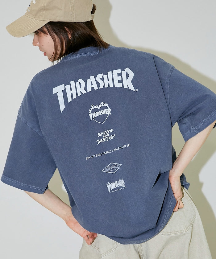 PUBLUX x THRASHER LOGO TEE 限定印花短袖T恤