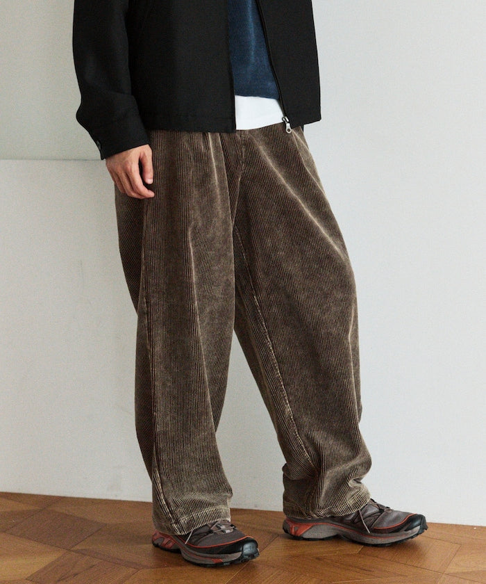 Firsthand Spindle corduroy tuck wide Pants 燈芯絨打褶休閒褲