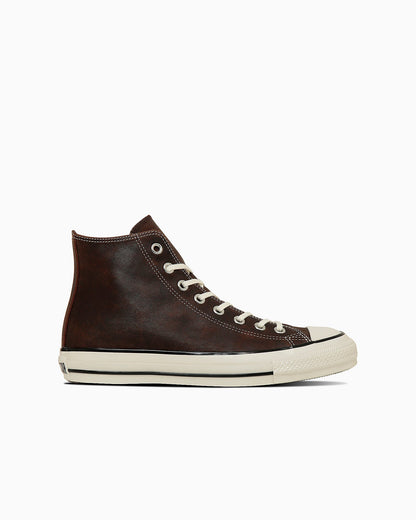 日本限定 CONVERSE ALL STAR AGED WAXED LEATHER HI 復古高筒休閒鞋