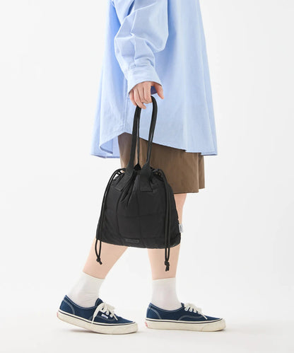 meltum QUILT SHOULDER POUCH 絎縫束口肩背小包