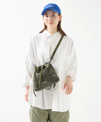 meltum QUILT SHOULDER POUCH 絎縫束口肩背小包