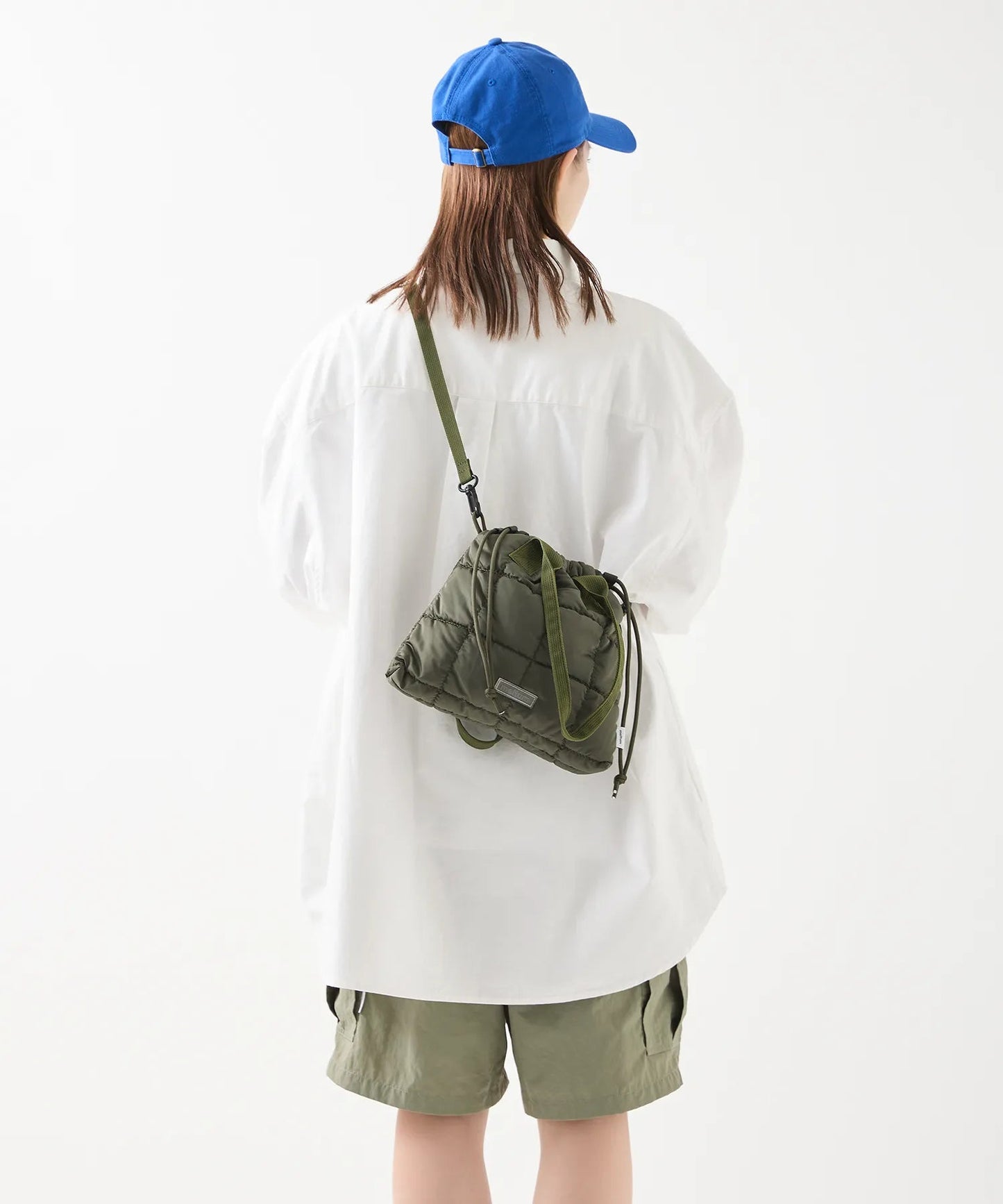 meltum QUILT SHOULDER POUCH 絎縫束口肩背小包