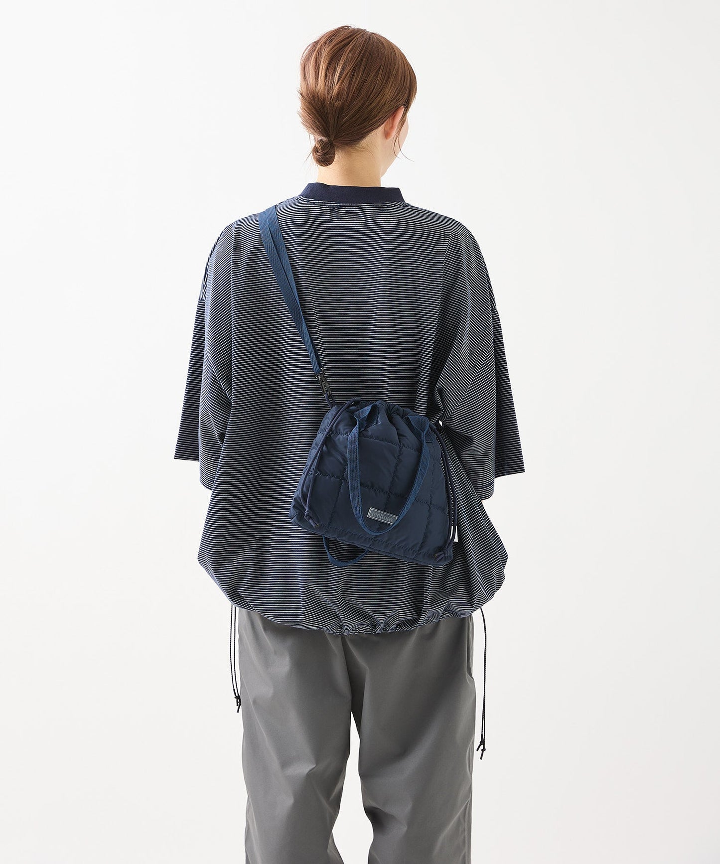 meltum QUILT SHOULDER POUCH 絎縫束口肩背小包