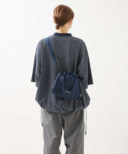 meltum QUILT SHOULDER POUCH 絎縫束口肩背小包