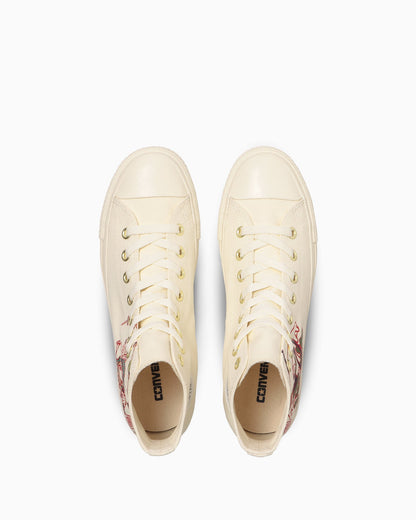 日本限定 CONVERSE ALL STAR FUJINRAIJIN HI 限定設計高筒帆布鞋