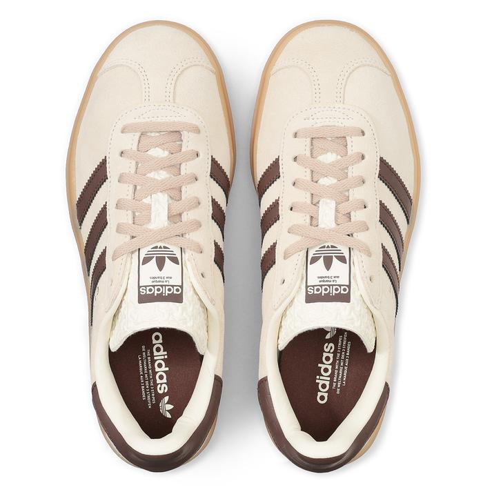 日本限定 adidas GAZELLE BOLD W JR7523 麂皮厚底休閒鞋