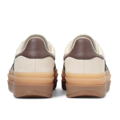 日本限定 adidas GAZELLE BOLD W JR7523 麂皮厚底休閒鞋