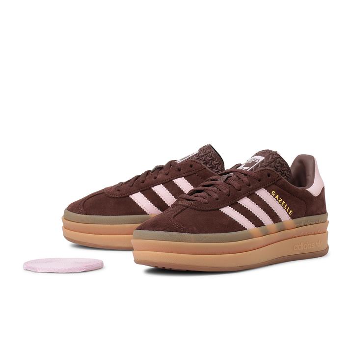 日本限定 adidas GAZELLE BOLD W JR7523 麂皮厚底休閒鞋
