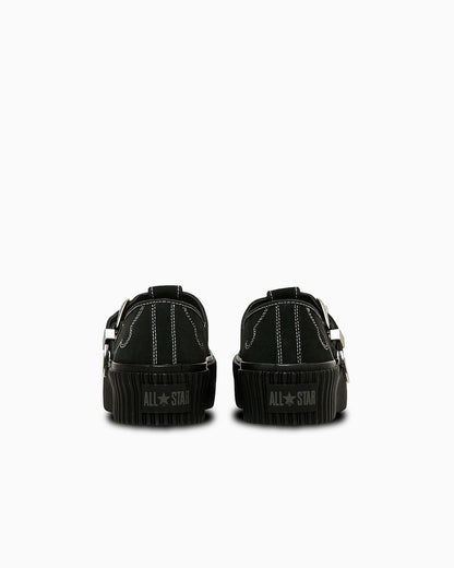 日本限定 CONVERSE ALL STAR LIFTED RIBTAPE T-STRAP WT OX 厚底瑪莉珍鞋