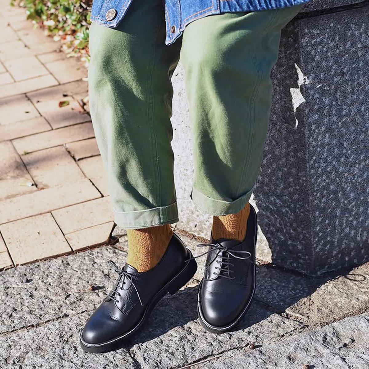 日本製 HARUTA 綁帶皮鞋 #370KS