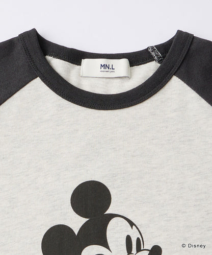 MONO-MART Disney Mickey&Friends 圖案印花短袖T恤