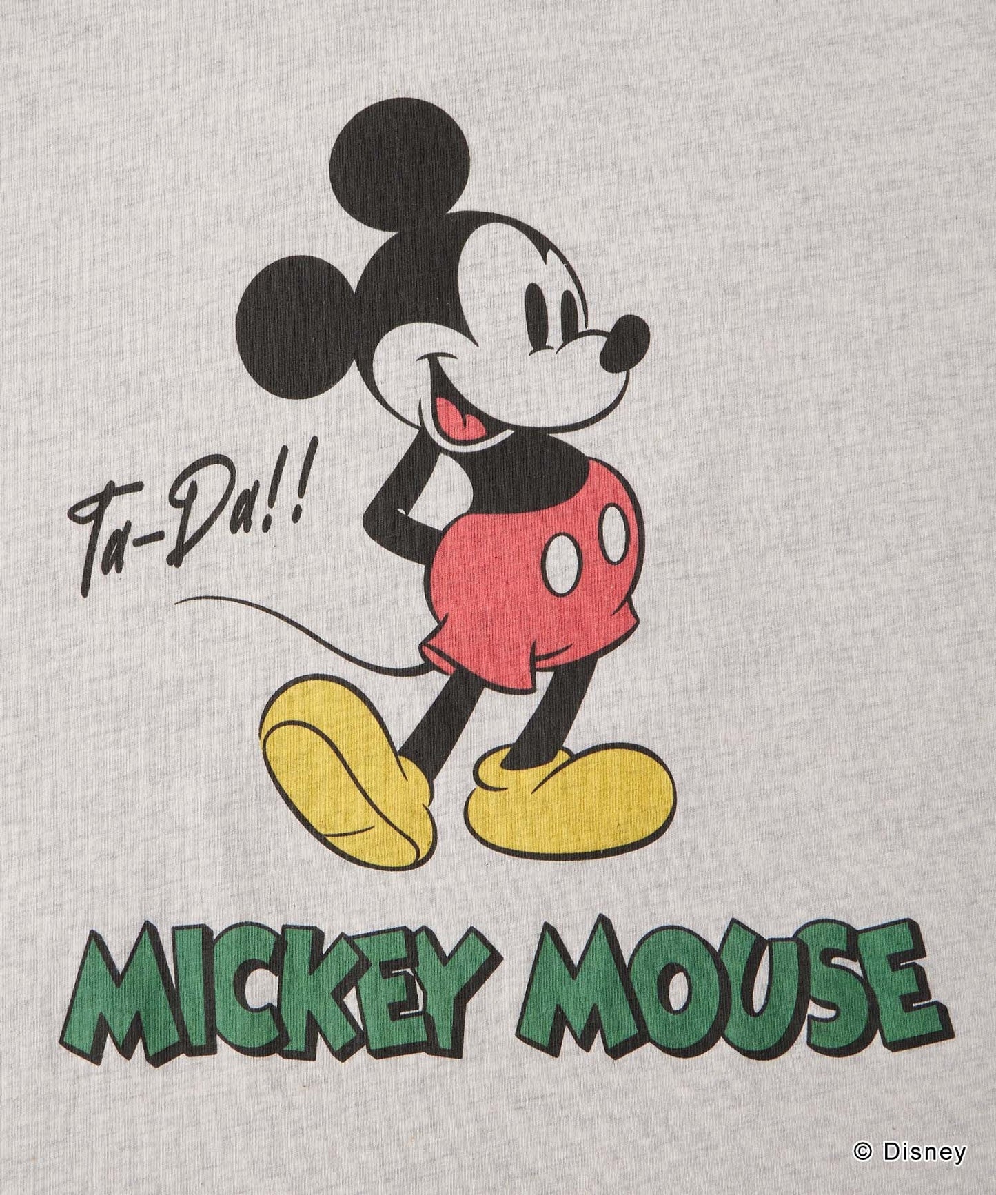 MONO-MART Disney Mickey&Friends 圖案印花短袖T恤
