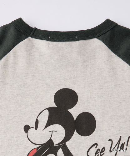 MONO-MART Disney Mickey&Friends 圖案印花短袖T恤