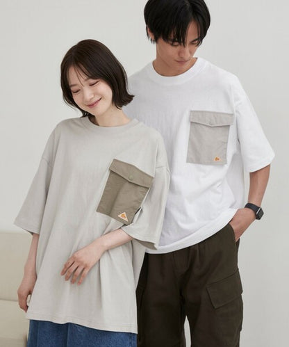 KELTY 限定 翻蓋口袋LOGO短袖T恤