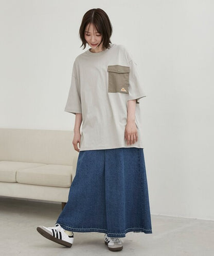 KELTY 限定 翻蓋口袋LOGO短袖T恤
