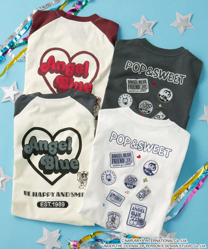 ANGEL BLUE x MONO-MART graphic embroidery oversized T-shirt 印花短袖T恤