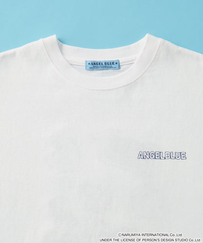 ANGEL BLUE x MONO-MART graphic embroidery oversized T-shirt 印花短袖T恤